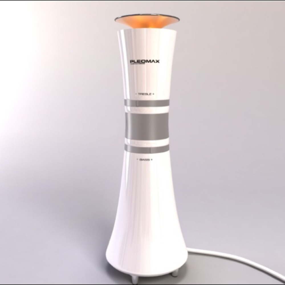 Preowned Samsung Pleomax PSP-700 - USB White Audio Speakers 3D Model